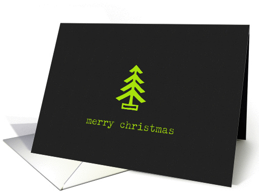 merry christmas tree card (949875)