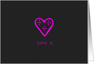 love u card