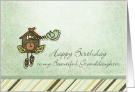 Happy Birthday to my Beautiful Granddaughter card