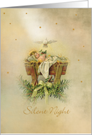 Silent Night Manger card