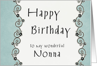 Happy Birthday to my wonderful Nonna card
