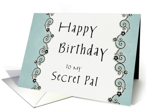 Happy Birthday to my Secret Pal card (950556)