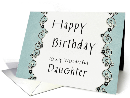 Happy Birthday to my wonderful Daugher card (950558)