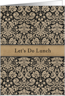 Business Let’s Do Lunch card