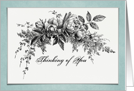 Thinking of You Floral card