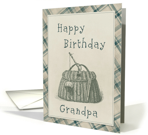 Happy Birthday Grandpa Fishing card (952975)