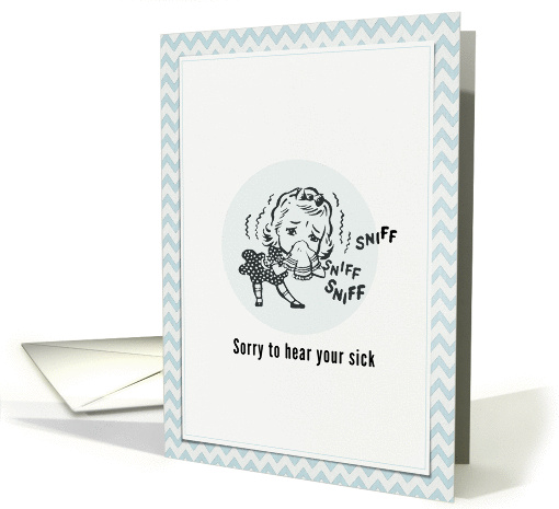 Sorry to Hear You're Sick card (953443)