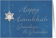 Happy Hanukkah to my Grandma & Grandpa card