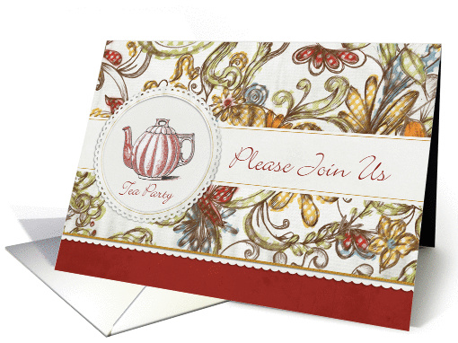 Please Join use Tea party Invitation card (955349)