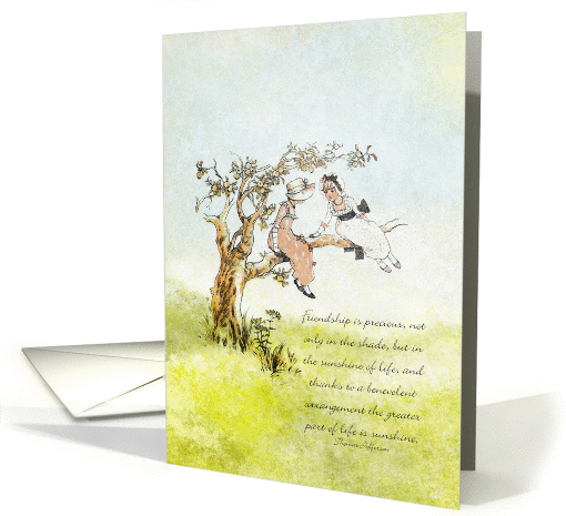 Friendship is Precious Thank you card (955653)