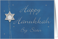 Happy Hanukkah Big Sister card