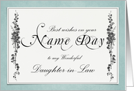 Best Wishes on your Name Day Daughter-in-Law card