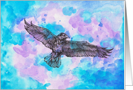 Raven’s Blessing card