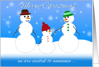 Christmas Cards from Expecting Parents from Greeting Card Universe