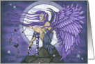 Blank Card - Angelica the Purple Moon Angel card