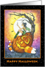 Halloween Card - The Itsy Bitsy Spider Finds a Fairy card