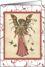 Any Occasion Note Card - The Keeper of Hearts Beautiful Pink Fairy card