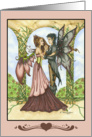Any Occasion - Blank Note Card - Two Fairies in Love card