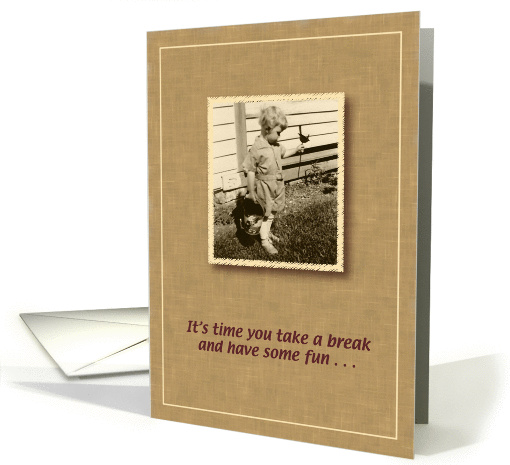 Vintage Thinking of You card (939829)
