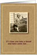 Vintage Thinking of You card