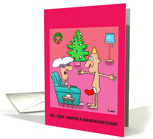 Funny Unwanted Gift at Christmas Greetings card (1488716)