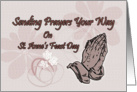 Sending Prayers Your Way On St. Anne’s Feast Day card