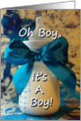 Announcement: Pregnant With Baby Boy! card