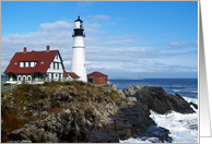 Maine Lighthouse card