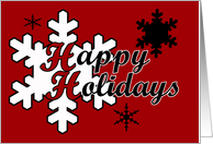 Happy Holidays card