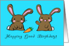 Hopping Good Birthday! card