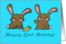 Hopping Good Birthday! card