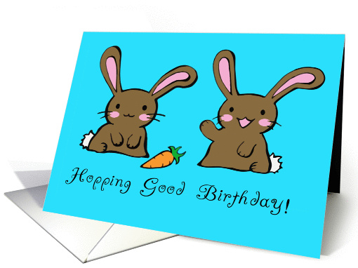 Hopping Good Birthday! card (946890)