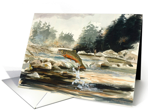 Brook Trout card (949277)