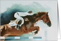 Equine Jumper 1648 card