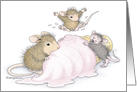 Birthday - Mice Scream for Ice Cream card