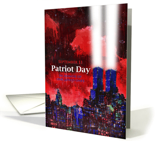 Patriot Day, Abstract,TwinTowers with bright lights, dark... (949870)