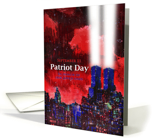 Patriot Day, Abstract,TwinTowers with bright lights, dark... (949870)
