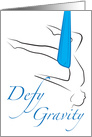 Defy Gravity Aerial Yoga Encouragement card