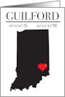 Guilford Indiana GPS card