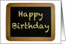 Chalkboard Happy Birthday card