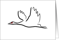 Sandhill Crane blank card