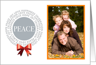 Peace Christmas card...