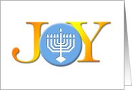 Joy Menorah Interfaith card