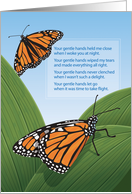 Butterfly Artwork with Mother’s Day Poem card
