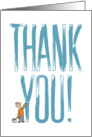 A Big Thank You Greeting card