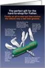 Ultimate Man Tool, Funny Birthday for Father card