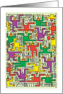 Computer Circuit Board, Happy Birthday Geek card