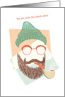 Hipster Funny Birthday card