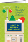 Dialysis Technician Merry Christmas card