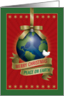 Merry Christmas Peace On Earth card